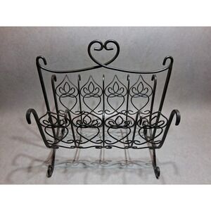 Southern Living Black Iron Magazine Rack